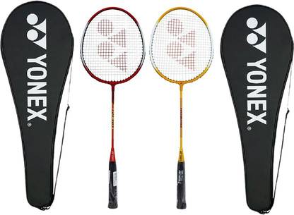 YONEX GR Red, Yellow Strung Badminton Racquet