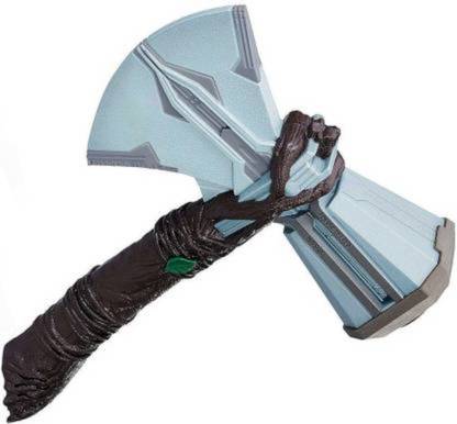 Pepino Special Lightning Axe of Thunder God|| LED Lights and Music Effect with a Single Touch|| 34 cm|| Multicolour|| ABS Plastic