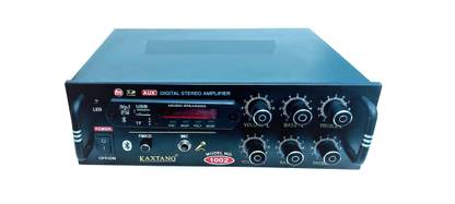 KAXTANG ABSTRACT DJ REMIX 1002 VERSION WITH BETTER SOUND QUALITY NEW SERIES DJ remix Amplifier Modify chasis Bluetooth Full Black Digital Stereo Amplifier BT/ USB//SD Card /FM /AUX 60 W AV Power Amplifier (Black) 60 W AV Power Amplifier
