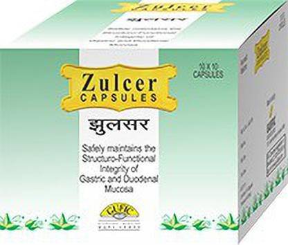 Gufic Zulcer, 10 caps (Pack of 7)