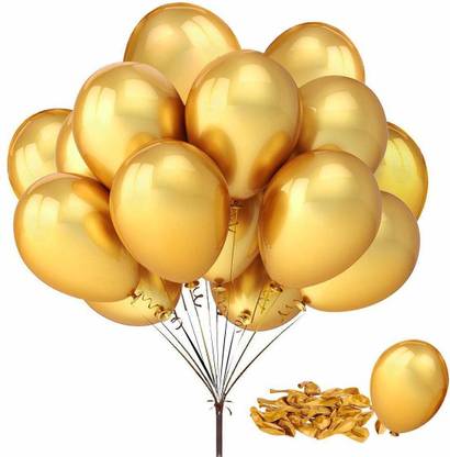 KishWorld Solid KE-BALON-100-GOLDEN-R Balloon