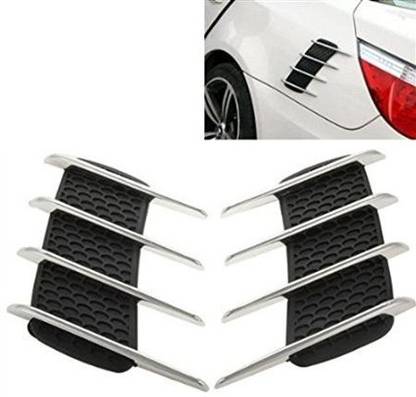 SRPHERE 3D Car Air Flow Vent Fender Side Door Decals Stickers Side Scoop