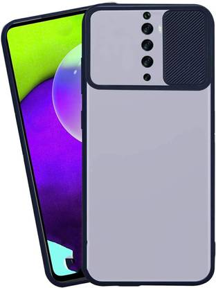 SHREEJI ENTERPRISE Back Cover for OPPO Reno 2 Camera Protection Back Cover with Shutter Slide Soft Translucent Case