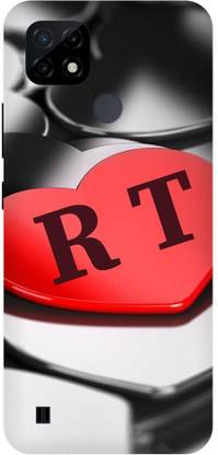 Thecoverking Back Cover for Realme C21 ( R T name, R T word, R T alphabet, R T latter, back cover
