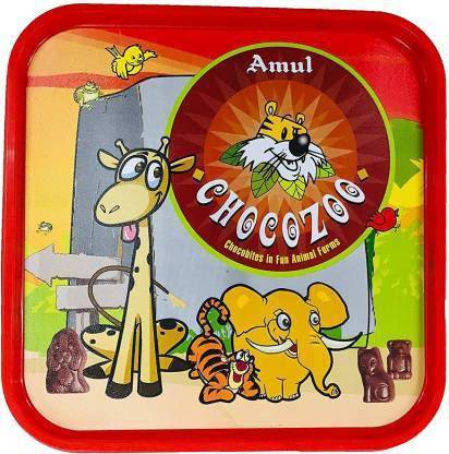 Amul CHOCOZOO CHOCOLATE BOX 250 GM Bars (250 g) Brittles