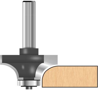 Trovoko Wood cutting tools TCRB15266/6.35/8/12 Corner Radius Bit with CL 6mm Radius 2 R Diameter 15mm Corner Radius Bit
