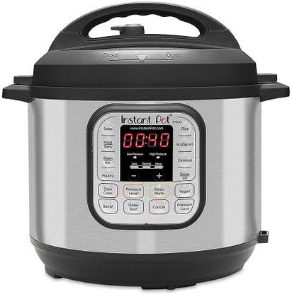 Instant Pot DUO60 Rice Cooker, Food Steamer, Slow Cooker, Electric Pressure Cooker