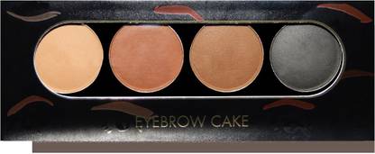 VARS LONDON 4 color eyebrow powder cake | black and brown eyebrow powder |