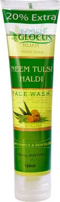 GLOCUS Neem Tulsi Haldi  Face Wash