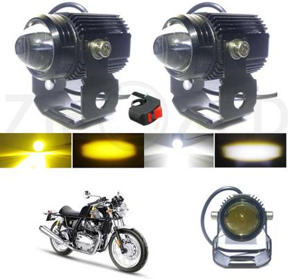 Zieozed LED Fog Lamp Unit for Royal Enfield CB Hornet 160, Thar, Safari Storme, Scorpio, Jeep, Gixxer, Gypsy King, RX 100, RC 390