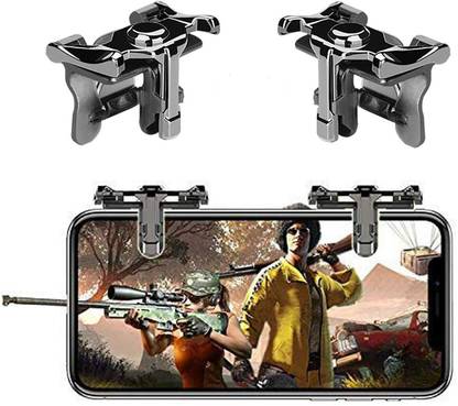 FITUP ™ Heavy Black Metal Trigger L1 R1 Easy To Gaming Controller For Chicken Dinner In PUBG , Call Of Duty And FAU-G Games Etc Gaming Accessory Kit  Gaming Accessory Kit