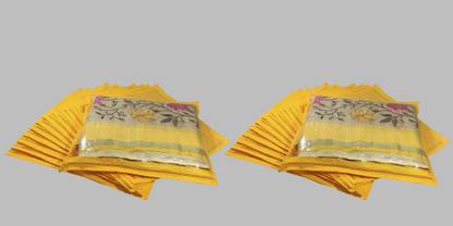 Ajabh Wardrobe Storage Organizer & Travling Bag High Quality 24 pices Single Packing Saree Cover (68-72 GSM Non-Woven Fabric)