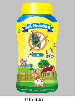 Srikrishna Pure Cow Ghee Plastic Bottle