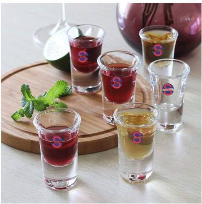 Somil (Pack of 6) Multipurpose Drinking Glass -B1628 Glass Set Shot Glass