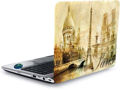 qthinfra 910 DYNAMIC DESIGN LAPTOP STICKER 15.5 Inch L9-0910 Vinyl Laptop Skin Compatible for 15.6 inch