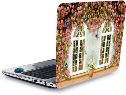 qthinfra 901 DYNAMIC DESIGN LAPTOP STICKER 15.5 Inch L9-0901 Vinyl Laptop Skin Compatible for 15.6 inch