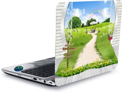 BUSY2BUY 816 DYNAMIC DESIGN LAPTOP STICKER 15.5 Inch L9-0816 Vinyl Laptop Skin Compatible for 15.6 inch