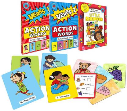 Brainy Bug Resources 60 actions words, and 1 early years learning game to teach everyday objects