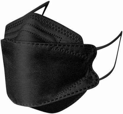 Adwit Pharmaceutical mask with inbuilt nose pin BLACK KF94 Reusable, Water Resistant Surgical Mask