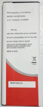 TECHQPMENT Mobile Battery For  INTEX Aqua Joy