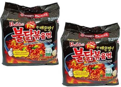 Samyang Stir Fried Hot Chicken Flavour Ramen Instant Korean Noodles - Instant Noodles Non-vegetarian