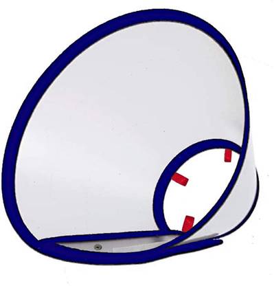 The KrSaKa Cat Cones After Surgery Recovery Soft-Rim Comfy PVC Pet E-Collar for Cat Small Dog Rabbit Breathable Adjustable Cat Elizabeth Cone Collar Anti-Lick Wound Heal Pack of 1 Cat Head Collar