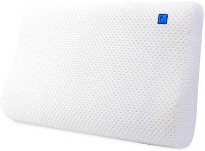 BackGood Memory Foam Solid Orthopaedic Pillow Pack of 1