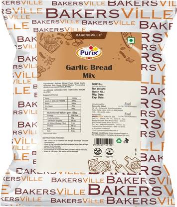 PURIX Garlic Bread Mix / Garlic Bread Flour, 1 kg