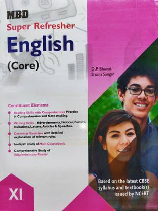 Class-11th MBD Cbse English Guide