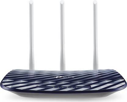 TP-Link Archer C20 AC750 Wireless Dual Band Wireless Router 2.4 GHz, 5 GHz 750 Mbps Wifi Speed Dual Band External Antenna Ethernet (Cable Broadband)