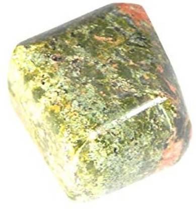 hoseki Unakite Epidote stone 126.5cts Regular Asymmetrical Crystal Stone