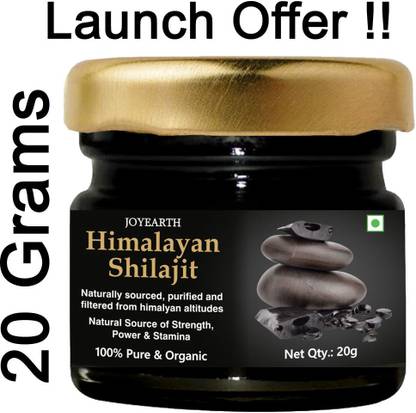 JOYEARTH Shilajit Resin Original, Shilajit Liquid, Shilajit Resin, Himalayan Shilajit Resin 20 gms, 100% Pure, Shilajit Liquid Resin, Shilajit Resin Form, Shilajit Resin 20 gram