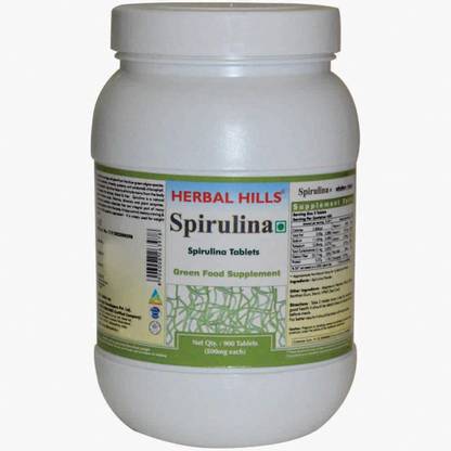 Herbal Hills Spirulina - Value Pack 900 Tablets