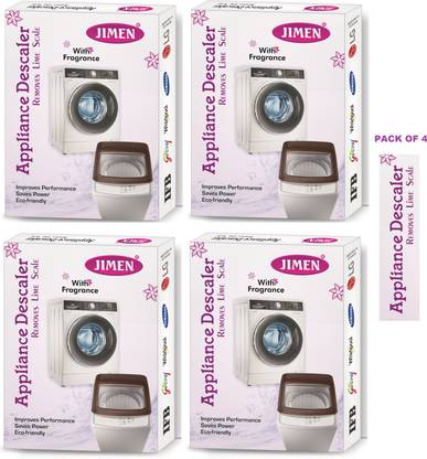 JIMEN Descaler For Washing Machine Pack Of 4 ( Each Pack - 100 Gram ) ( With Fragrance ) Detergent Powder (Orange)