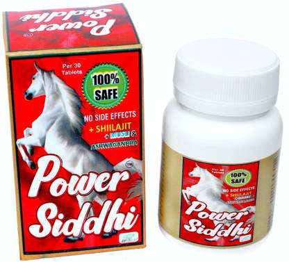POWER SIDDHI Shilajit Ashwagandha Safed Musli tablets