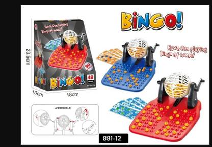 SANJARY Bingo Machine with 90 Number Balls and 48 Cards Lucky Play Game Machine Toys Party & Fun Games Board Game Board Game Accessories Board Game Strategy & War Games Board Game Board Game Accessories