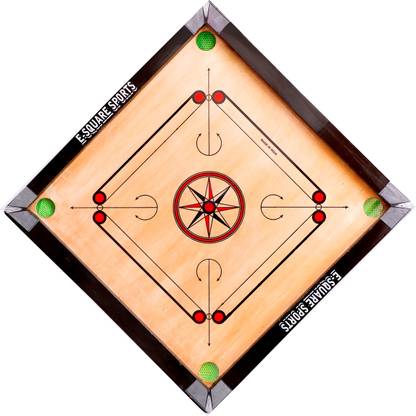 E-SQUARE MEDIUM SIZE CARROM E-201/45 70 cm Carrom Board