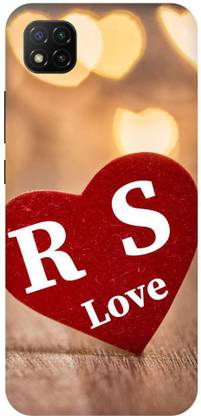 Thecoverking Back Cover for Poco C3 ( R S name, R S word, R S alphabet, R S latter, back cover