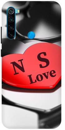 Thecoverking Back Cover for Redmi Note8 ( N S name, N S word, N S alphabet, N S latter, back cover