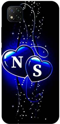 Thecoverking Back Cover for Poco C3 ( N S name, N S word, N S alphabet, N S latter, back cover