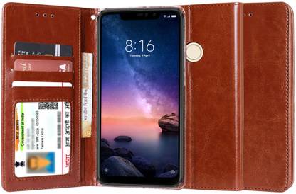Unistuff Flip Cover for Mi Redmi Note 6 Pro