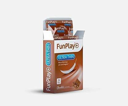 FunPlay ULTRA THIN CHOCOLATE CONDOMS IN PACK ( 5 X 15PICS. ) Condom