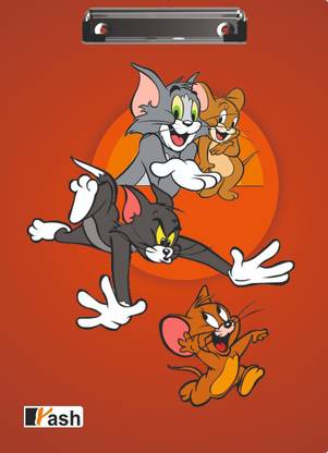 YASH Tom and Jerry Pad MF19 Premium Quality Clipboard/Examination Pad/Exam Pad/Writing Pad Multi Color