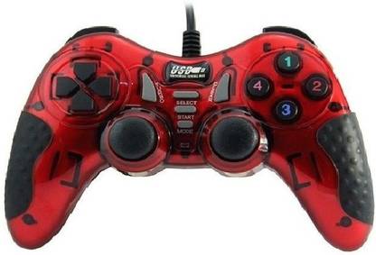 Singh Packagings USB Analog Gamepad with Turbo Button for PC (Vibration Joy Pad) - USB Game Remote/Controller for Computer with Turbo Mode and Vibration Only for Laptop Or Desktop  Joystick