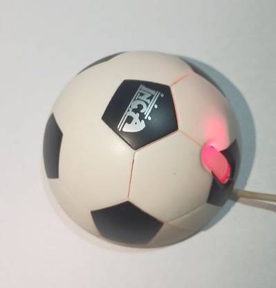 Inca Football Mouse Wired Ambidextrous Optical Mouse