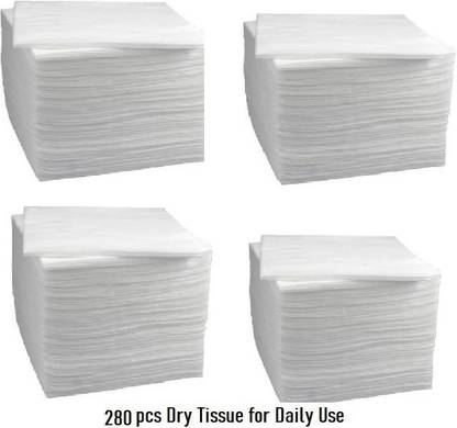 आशनी पेपर नैपकिन ड्राई टिशू - 280pcs डेली यूज़ के लिए सफेद नैपकिन