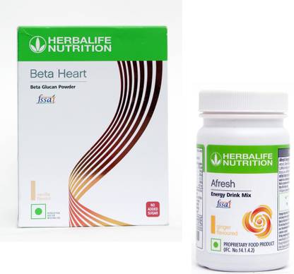 Herbalife Nutrition Beta Heart – Vanilla Flavor + afresh ginger [ 2pcs packe of 1 ] Protein Bars