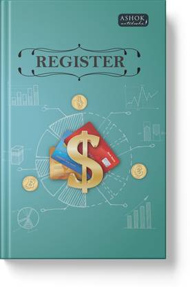 Ashok Notebooks Long Size (335mm x 210mm) Ruled Register 3 Quire 276 pages 0-Part Registers