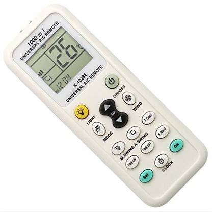 Nsinc 1000 in 1 Universal Air Conditioner Remote, with Dual sensors for Better Range, Compatible with Most of The Brands NA Remote Controller