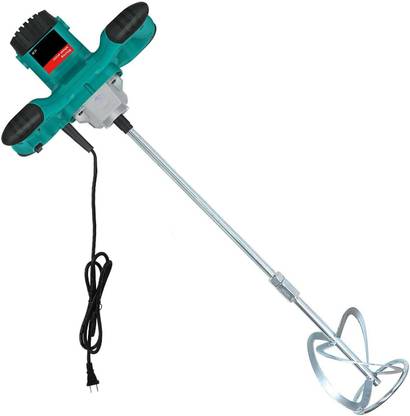 Mass Pro 1300W Electric Handheld Paint Cement Mortar Mixer Machine Grout Electric Mortar Mixer Putty Powder Mixing Machine with 6 Adjustable Speed Rotary Tool